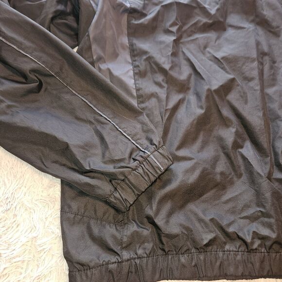 Starter Jacket Mens L (42-44) Black Y2k Full Zip Mesh Lined Gorpcore Outdoor - Picture 12 of 13